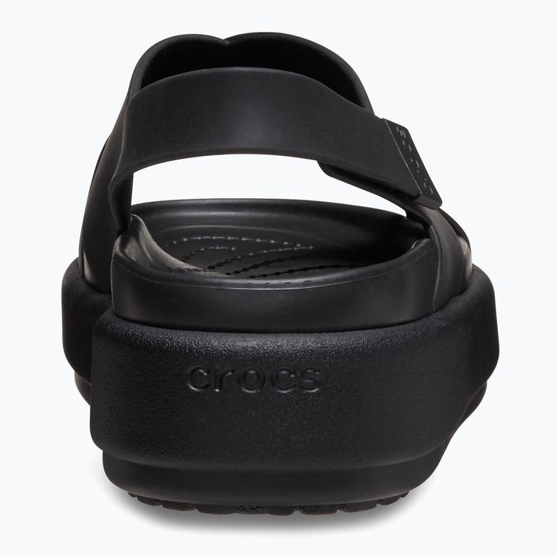 Női Crocs Brooklyn Luxe Cross Strap szandál fekete 10