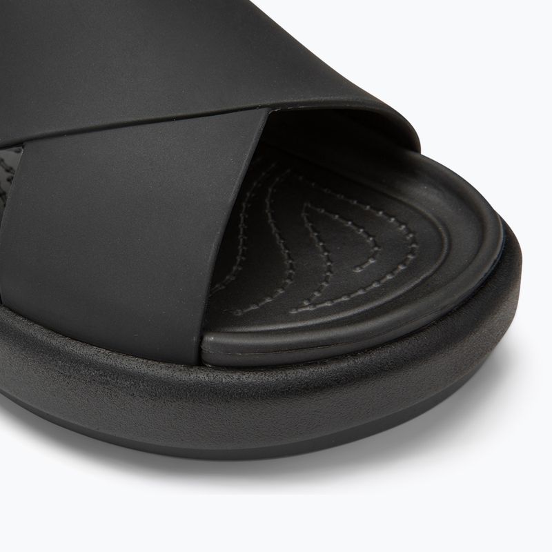 Női Crocs Brooklyn Luxe Cross Strap szandál fekete 7