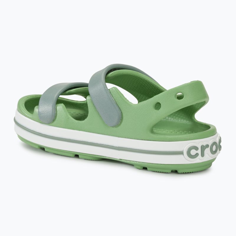 Gyerek szandál Crocs Crocband Cruiser Toddler fair green/dusty green 3