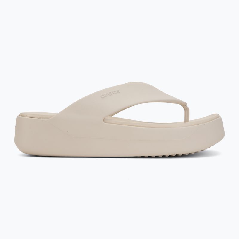 Női flip-flop papucsok Crocs Gateway Platform stucco 2