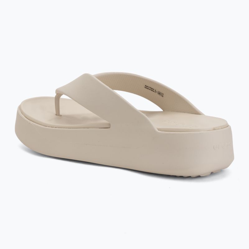 Női flip-flop papucsok Crocs Gateway Platform stucco 3