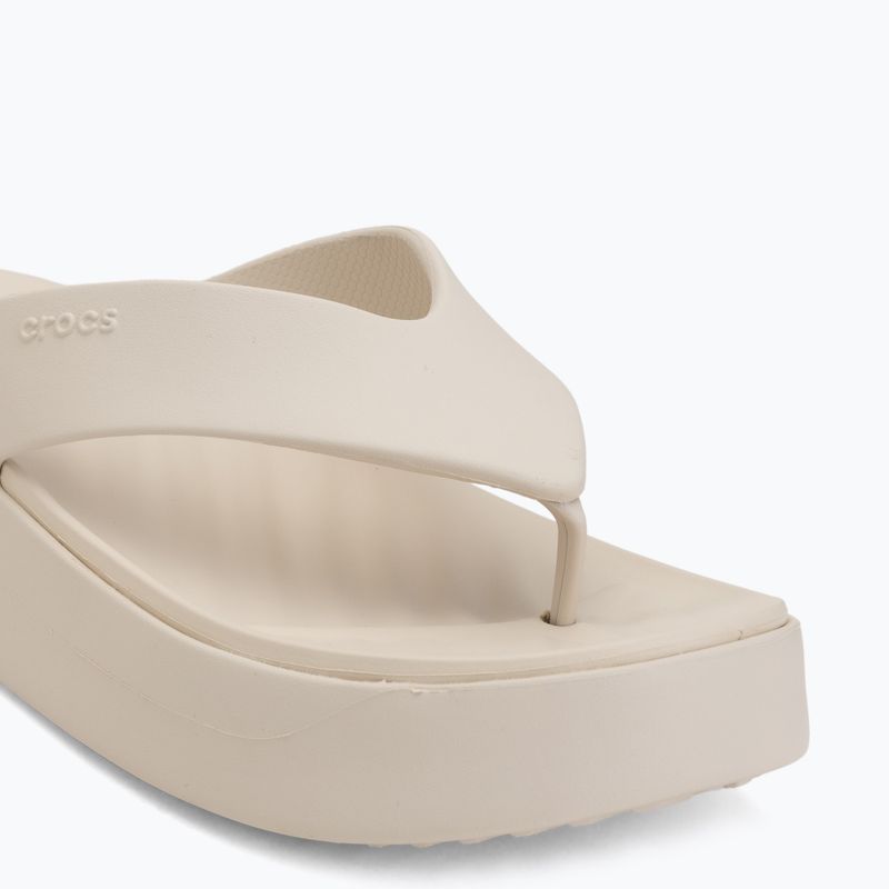 Női flip-flop papucsok Crocs Gateway Platform stucco 7