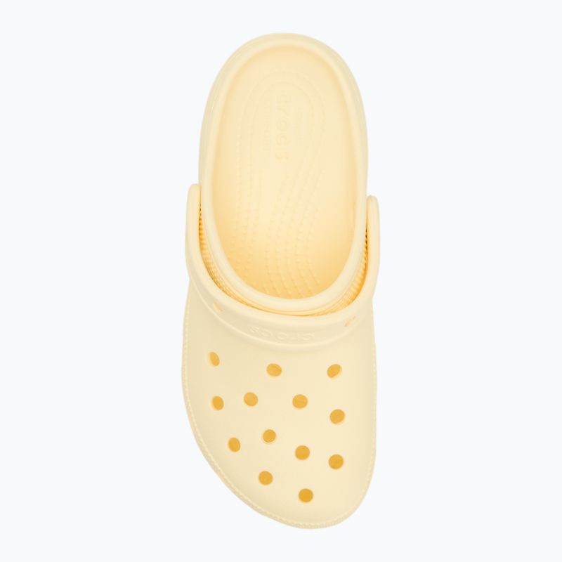Női Crocs Classic Platform Clog vajkrém flip-flopok 6
