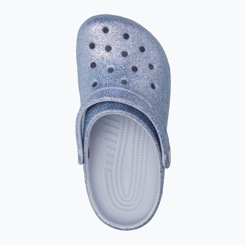 Crocs Classic Glitter Clog Gyermek fagyott csillámos flip-flopok 6