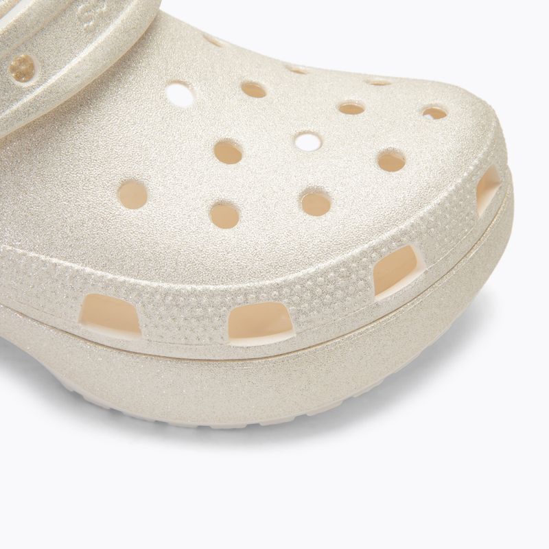 Női Crocs Classic Platform Glitter kréta flip-flopok 8