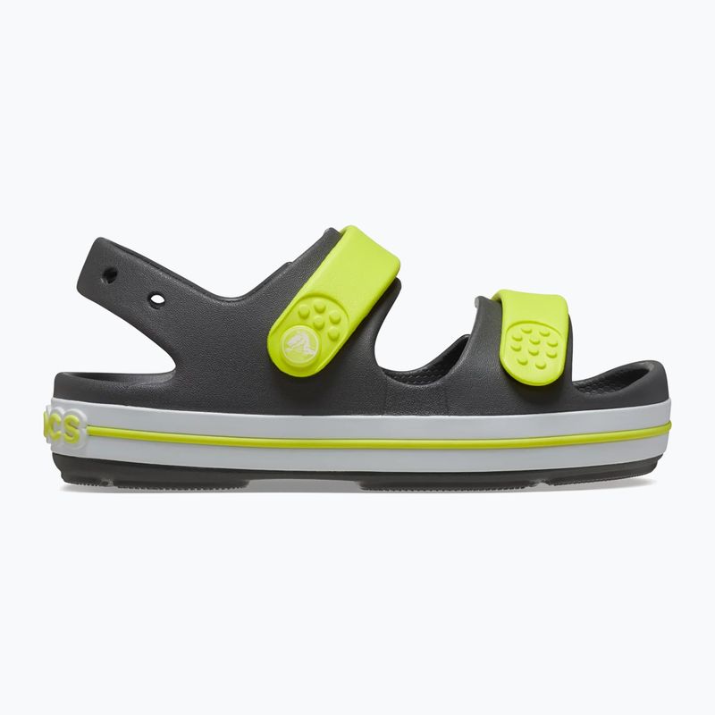 Crocs Crocband Cruiser Kids szandál pala szürke/acidia 2