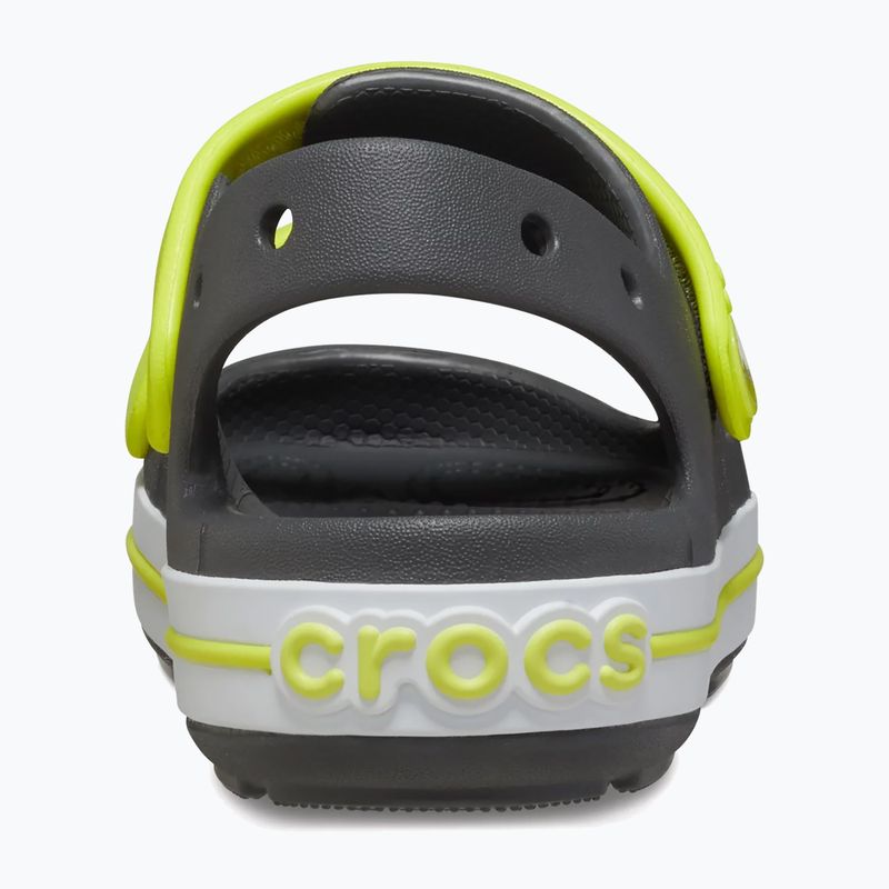 Crocs Crocband Cruiser Kids szandál pala szürke/acidia 3