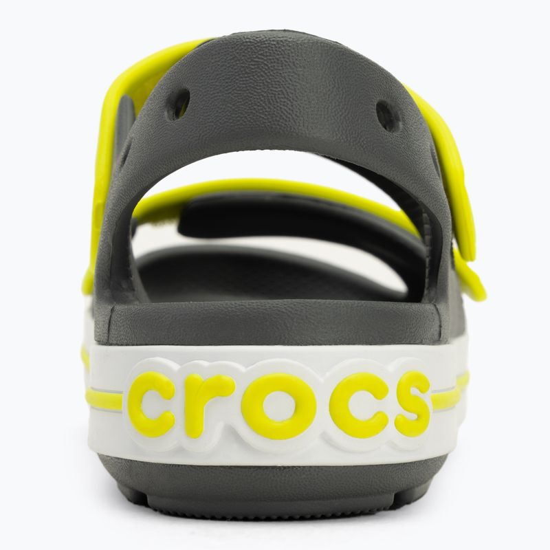 Crocs Crocband Cruiser Kids szandál pala szürke/acidia 6