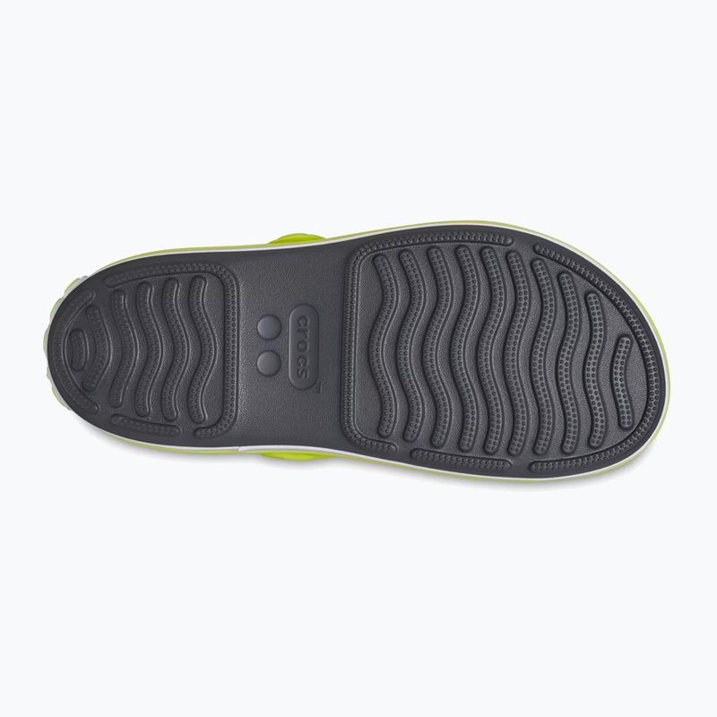Crocs Crocband Cruiser Toddler szandál pala szürke/acid 5