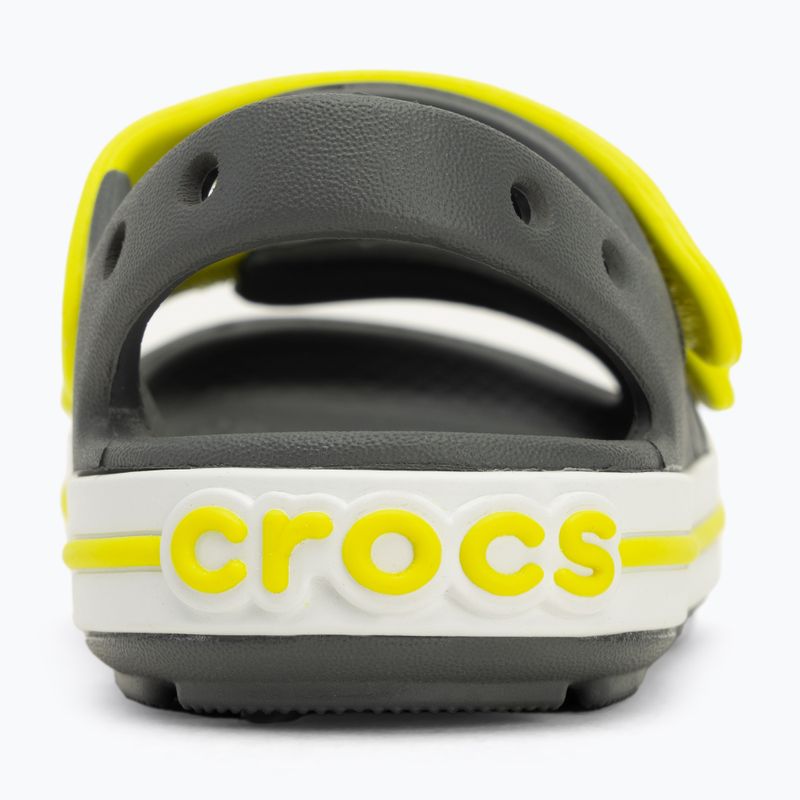 Crocs Crocband Cruiser Toddler szandál pala szürke/acid 6