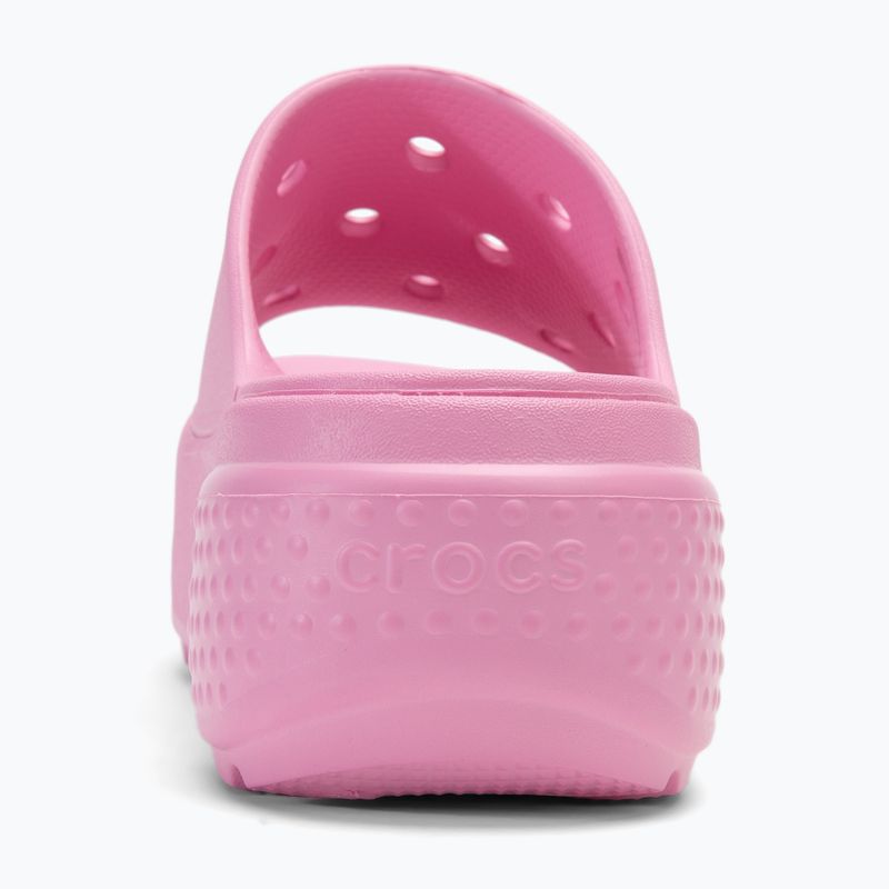 Női Crocs Stomp Slide rózsaszín tweed flip-flopok 6