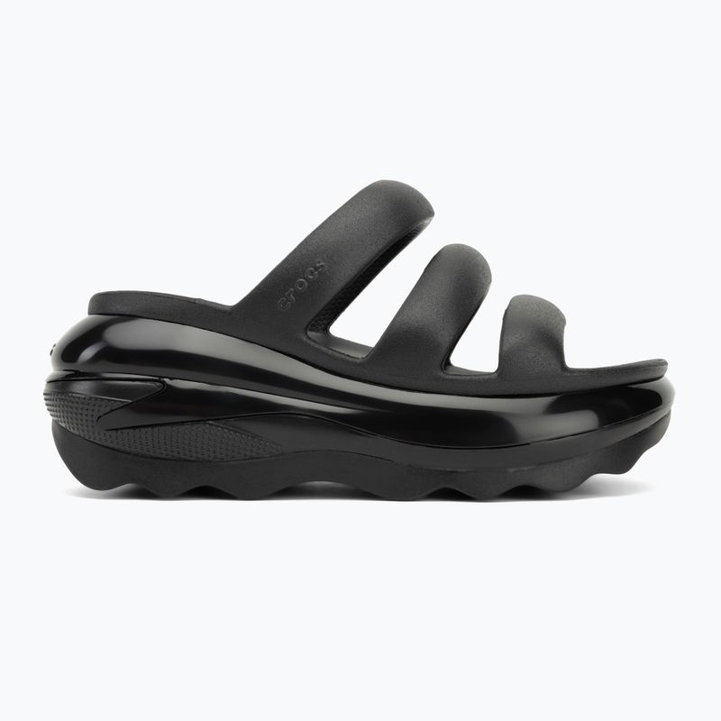 Crocs Mega Crush Triple Strap flip-flop fekete 2