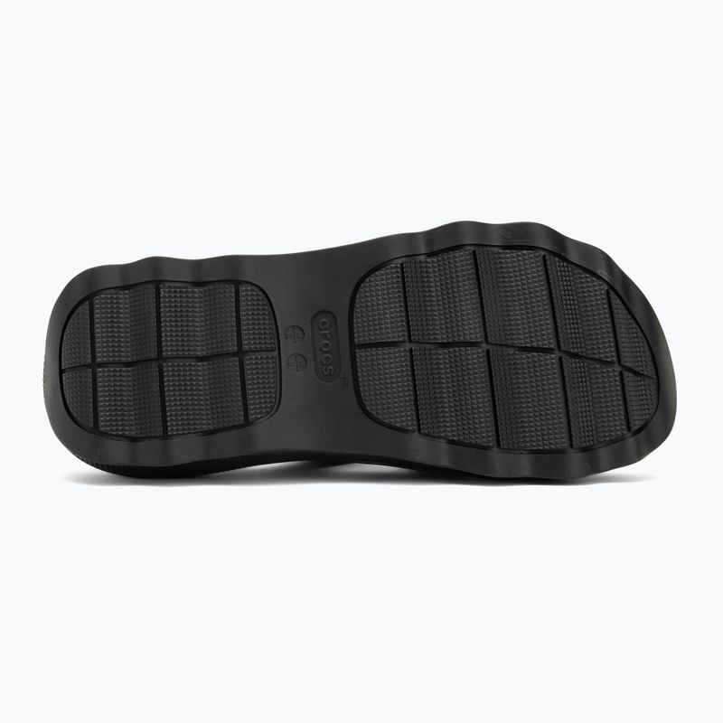 Crocs Mega Crush Triple Strap flip-flop fekete 4