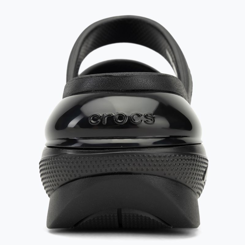 Crocs Mega Crush Triple Strap flip-flop fekete 6