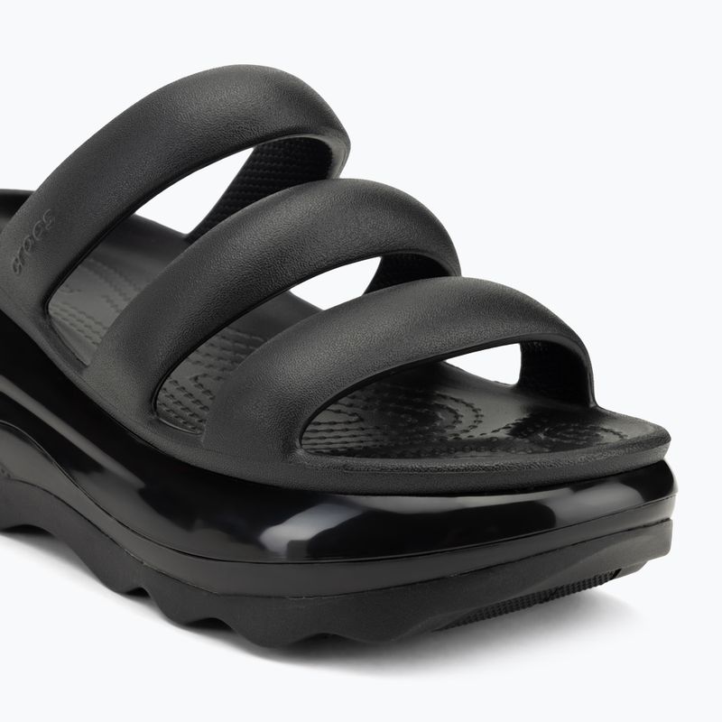 Crocs Mega Crush Triple Strap flip-flop fekete 7