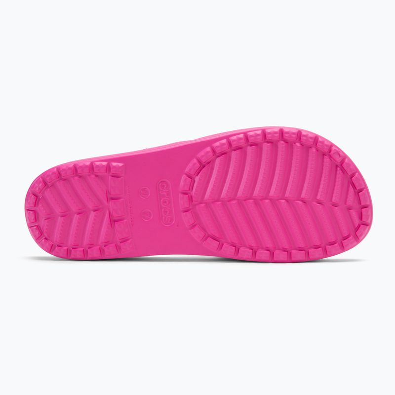 Női Crocs Kadee Slide elektromos rózsaszín flip-flopok 4