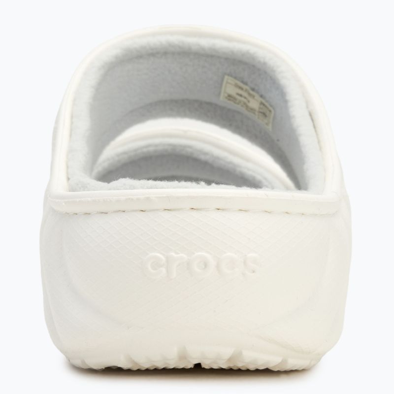 Crocs Classic Cozzzy Overpuff szandál fehér 6