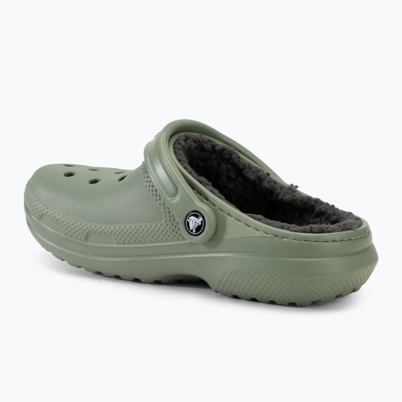 Papucs Crocs Classic Lined Clog moss/multi 4