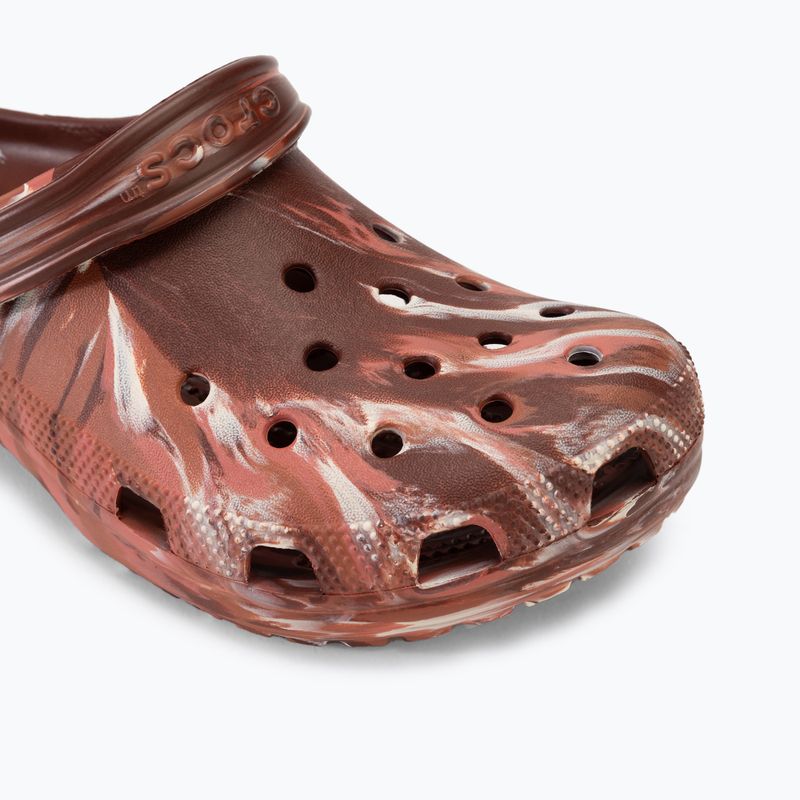 Papucs Crocs Classic Marbled Clog dark clay/multi 8