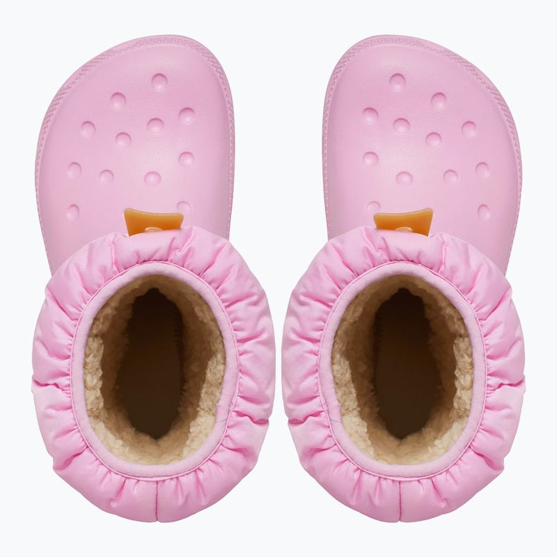 Gyerek hócsizma Crocs Classic Neo Puff pink tweed/gum 12