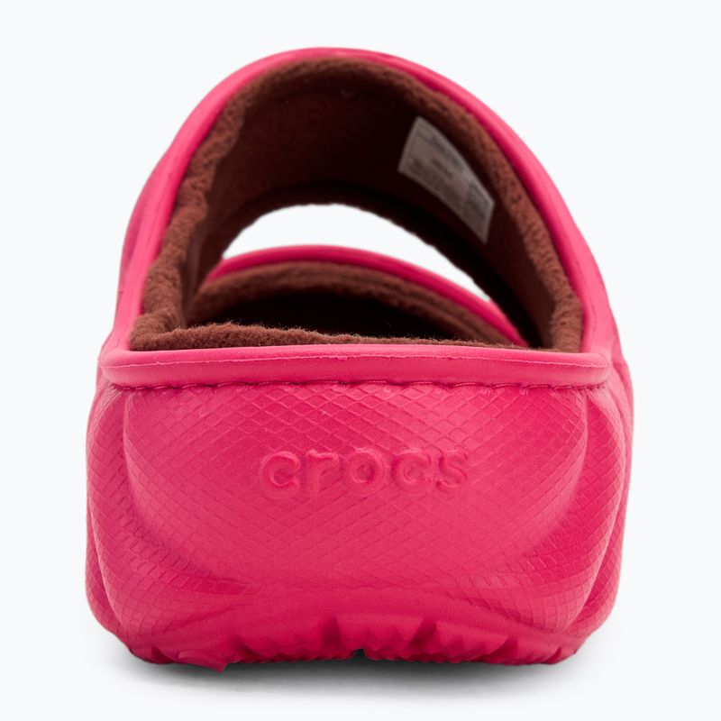 Crocs Classic Cozzzy Overpuff szandál sárkánygyümölcs flip flopok 6