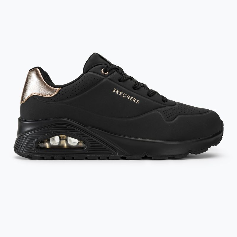 Női cipő SKECHERS Uno Golden Air black/black/metalic 2