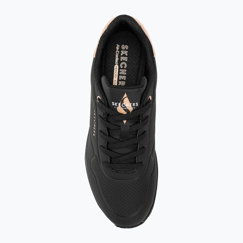 Női cipő SKECHERS Uno Golden Air black/black/metalic 5
