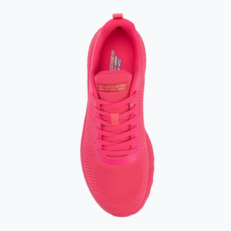 Női SKECHERS Bobs Squad Chaos Cool Rythms rózsaszín cipő 5