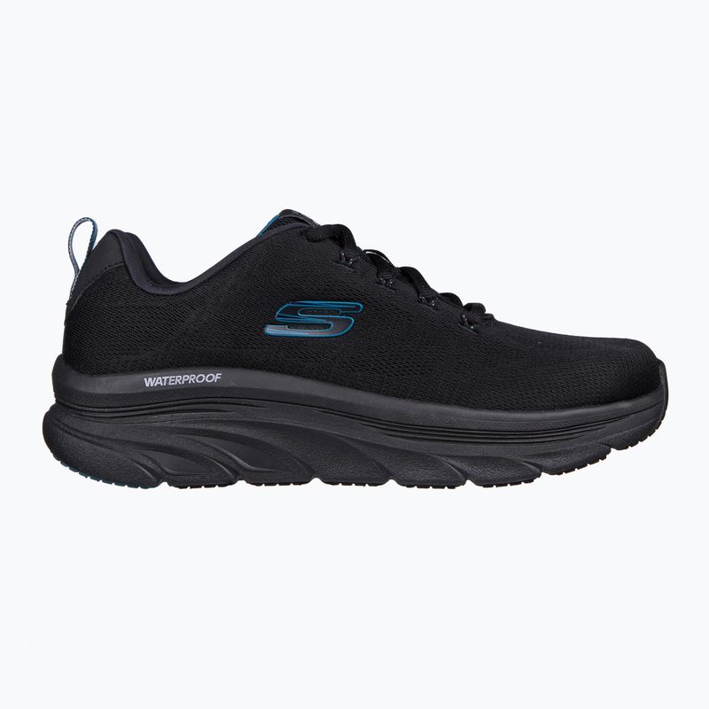 SKECHERS férfi D'Lux Walker Get Oasis fekete/zöld cipő 7