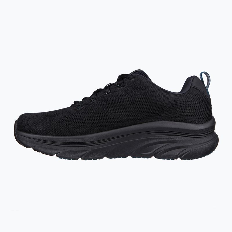 SKECHERS férfi D'Lux Walker Get Oasis fekete/zöld cipő 8