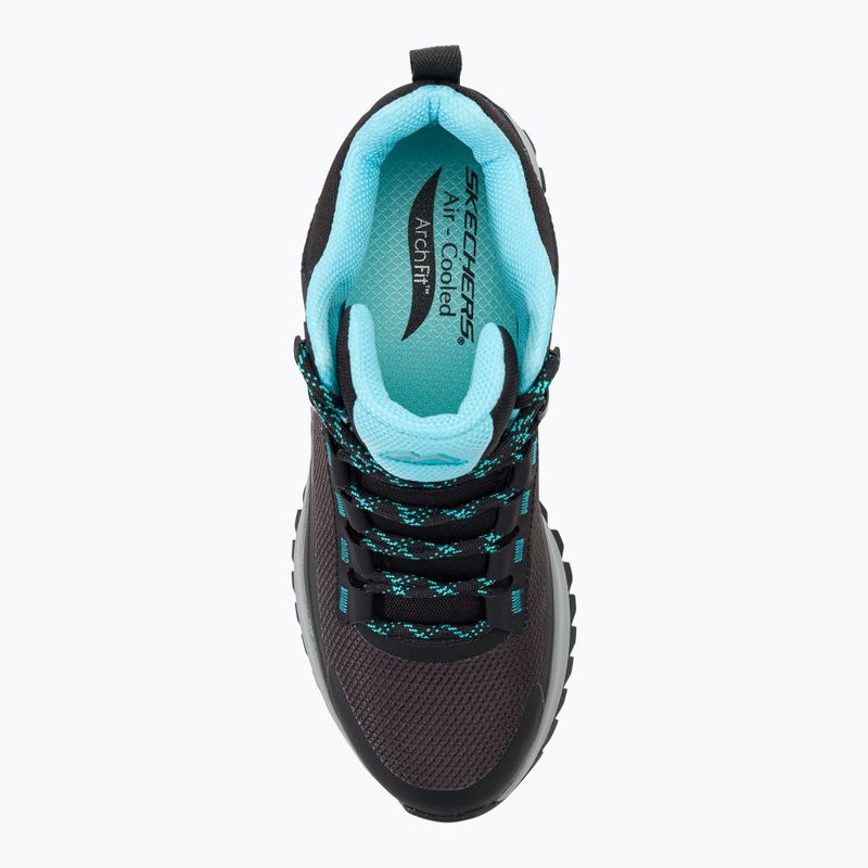 Női túracipő SKECHERS Arch Fit Discover Elevation Gain fekete/kék 6