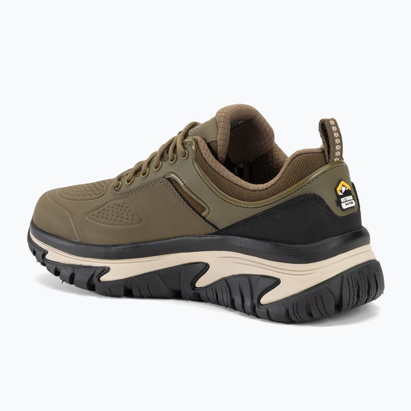 Férfi SKECHERS Arch Fit Road Walker Recon oliva/fekete cipő 3