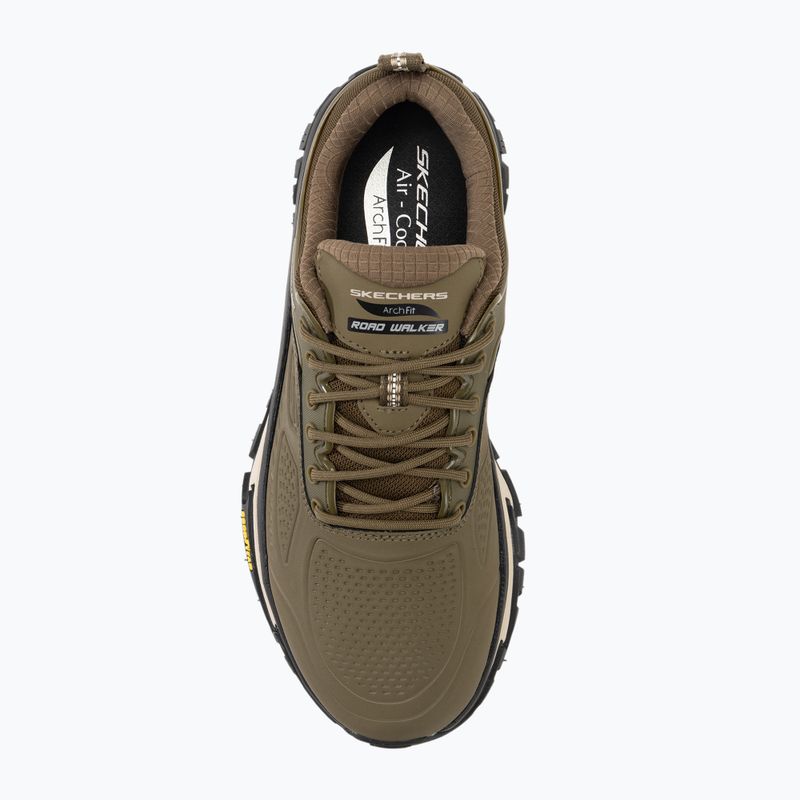 Férfi SKECHERS Arch Fit Road Walker Recon oliva/fekete cipő 5