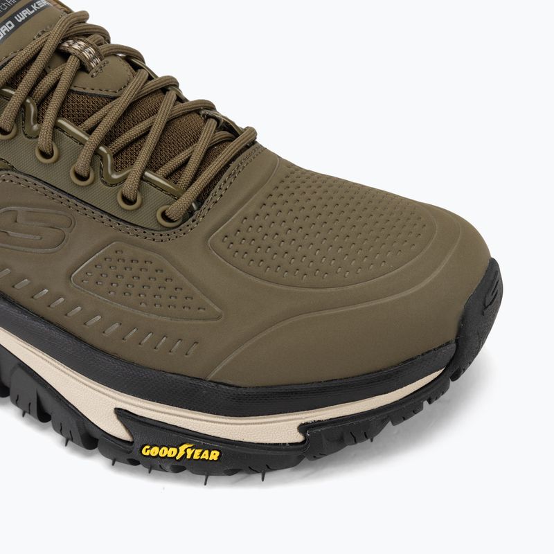 Férfi SKECHERS Arch Fit Road Walker Recon oliva/fekete cipő 7
