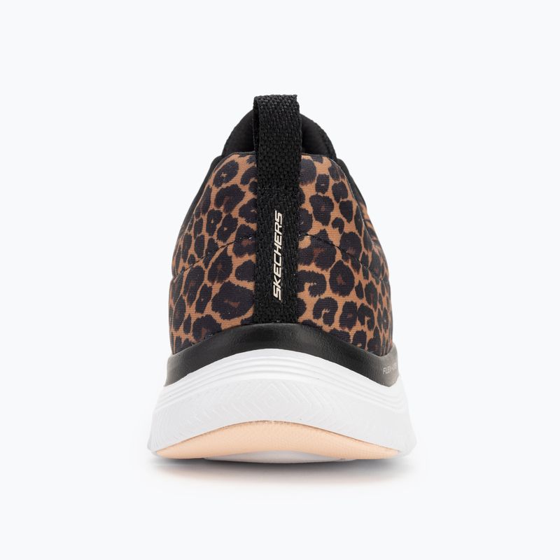SKECHERS női cipő Flex Appeal 4.0 Wild Ballad fekete/leopárd 6