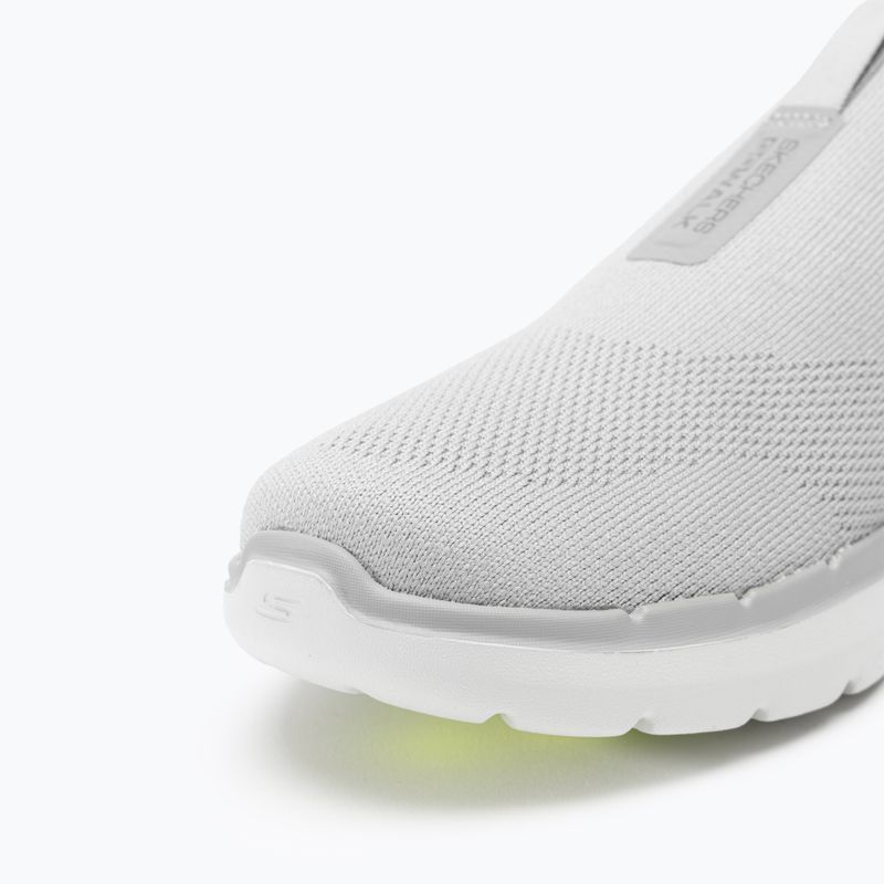Férfi SKECHERS Slip-ins Go Walk 6 Easy On szürke/szürke/zöld cipő 7
