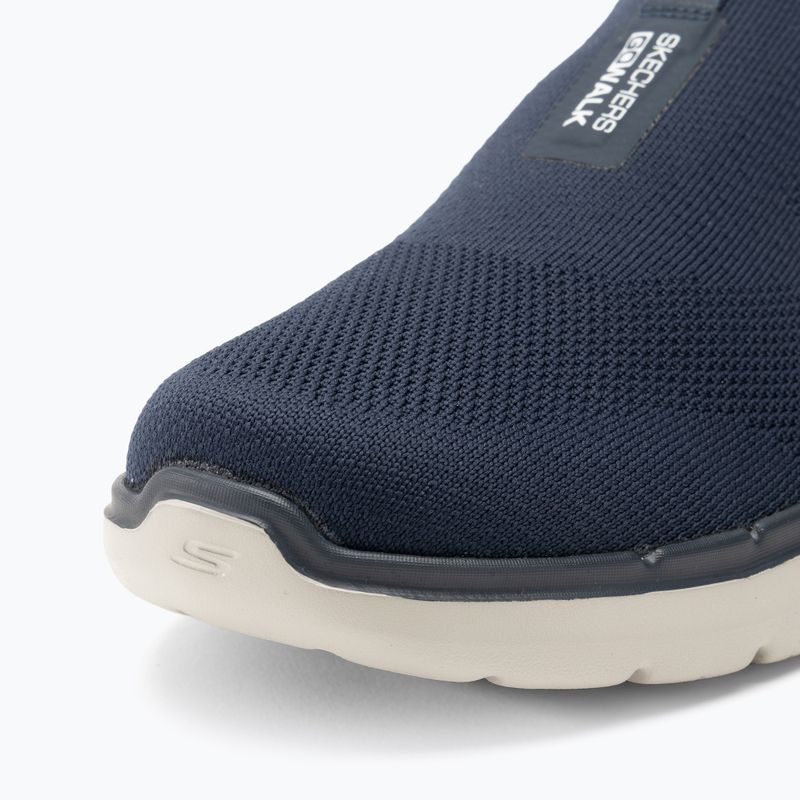 Férfi SKECHERS Slip-ins Go Walk 6 Easy On navy/fehér cipő 8