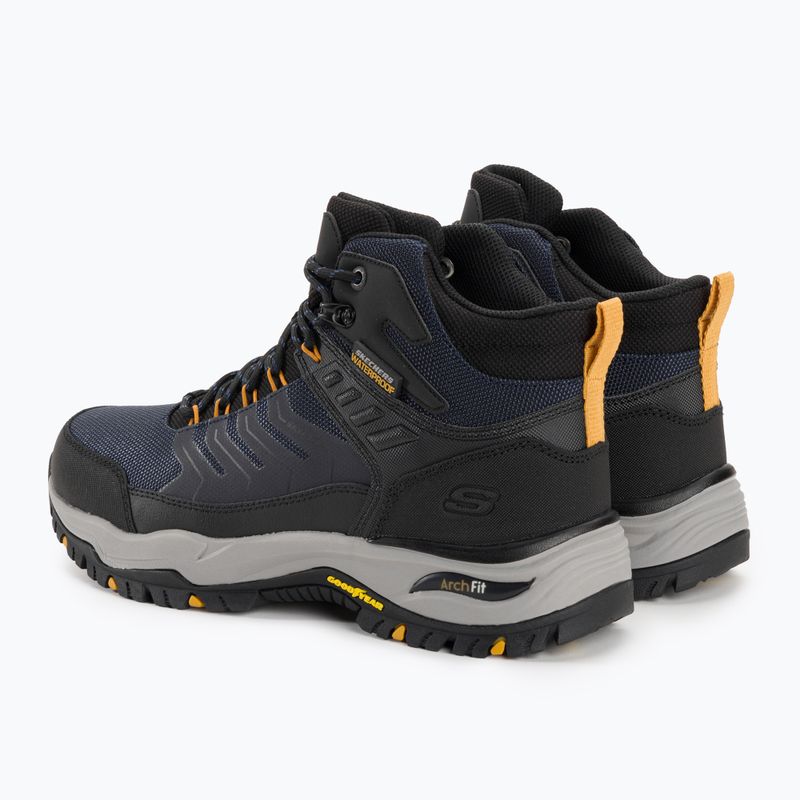 SKECHERS Arch Fit Dawson Raveno navy/fekete férfi trekking cipő 3