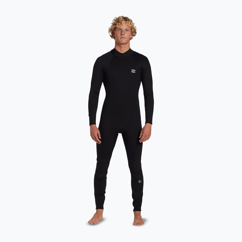 Férfi neoprénruha Billabong 4/3 mm Foil Back Zip black