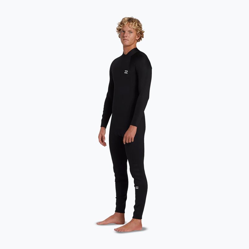 Férfi neoprénruha Billabong 4/3 mm Foil Back Zip black 3