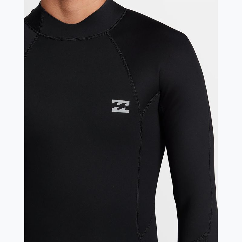 Férfi neoprénruha Billabong 4/3 mm Foil Back Zip black 4