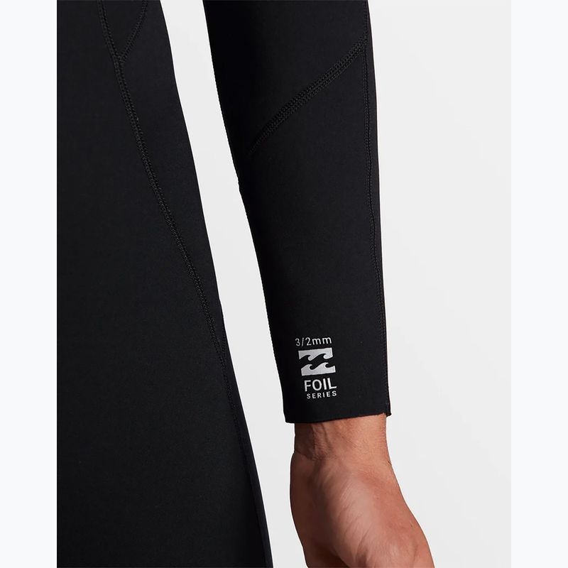 Férfi neoprénruha Billabong 4/3 mm Foil Back Zip black 6