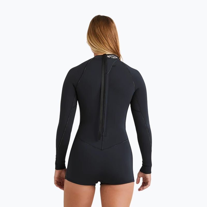 Női úszóruha Billabong 2/2 mm Spring Fever Natural Back Zip LS Spring Wetsuit black 3