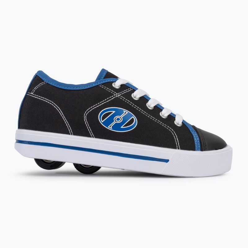 Heelys Classic X2 gyermek cipő fekete/fehér/kék 2