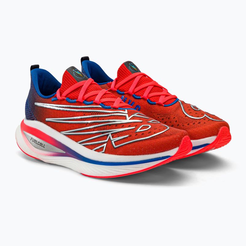 New Balance TCS New York City Marathon FuelCell SC Elite V3 piros női futócipő NBWRCELNY3 4