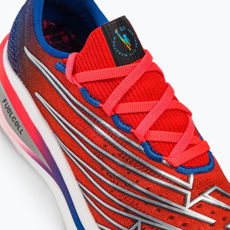 New Balance TCS New York City Marathon FuelCell SC Elite V3 piros női futócipő NBWRCELNY3 8