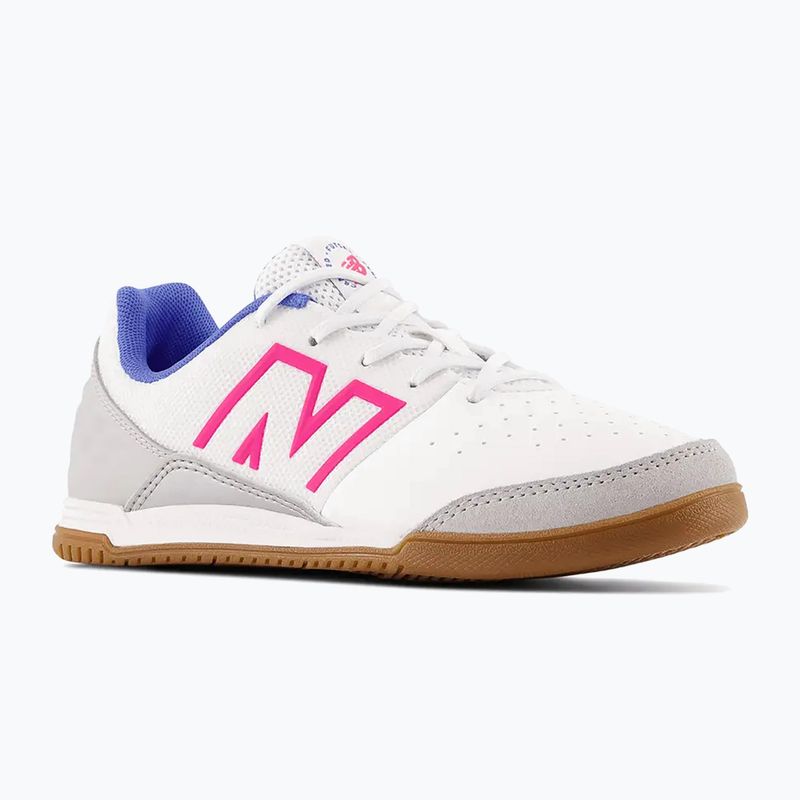 New Balance Audazo V6 Command IN gyermek futballcipő fehér 10