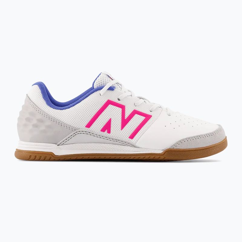 New Balance Audazo V6 Command IN gyermek futballcipő fehér 11