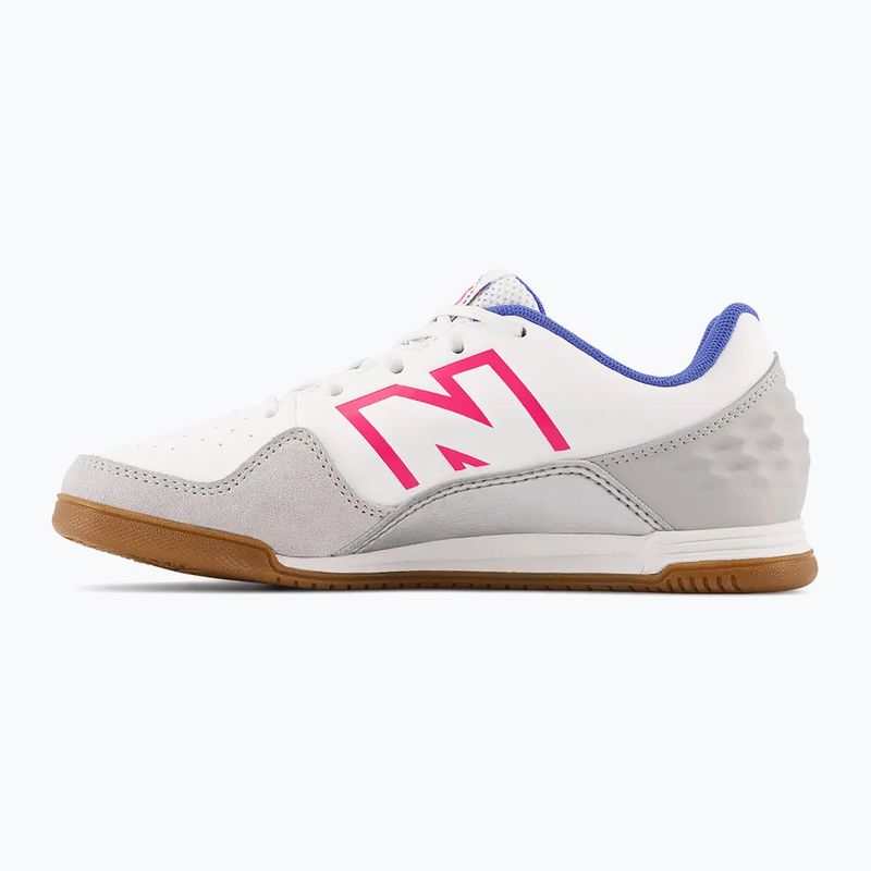 New Balance Audazo V6 Command IN gyermek futballcipő fehér 12