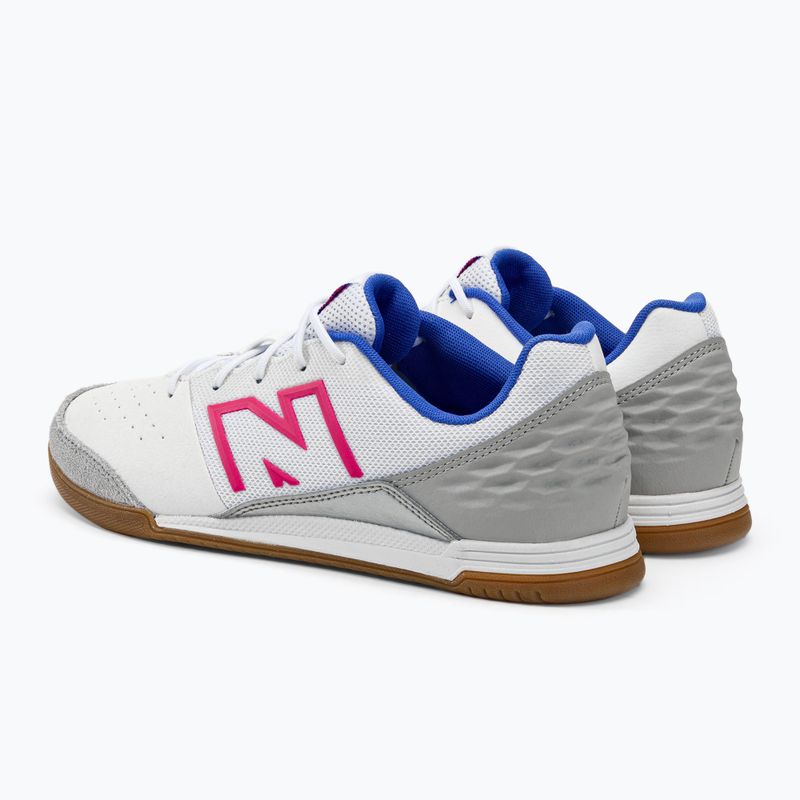 New Balance Audazo V6 Command IN gyermek futballcipő fehér 3